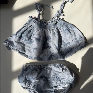 Oeuf Baby Smocked Set 6-12 months